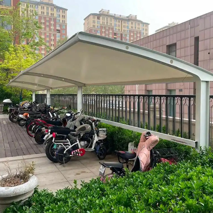 乐亭县膜结构电动车棚